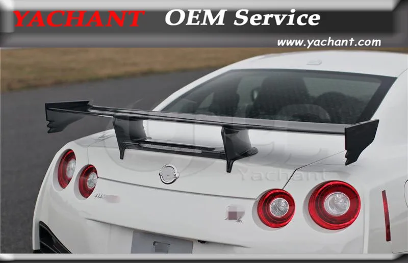 

Car-Styling Hot Accessories Carbon Fiber Rear Spoiler Fit For 08-20 Skyline R35 GTR N Tune Style Bodykit Rear Spoiler GT Wing