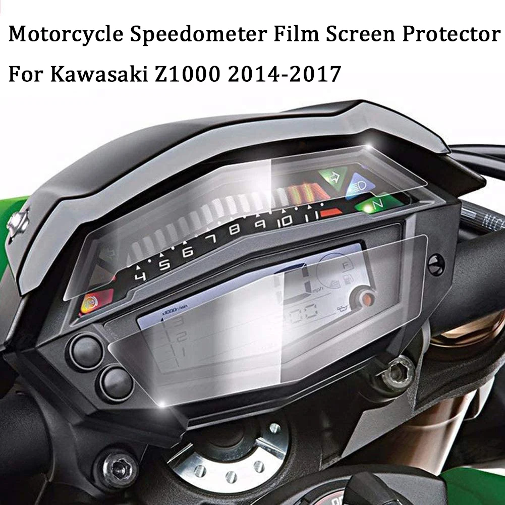 

For Kawasaki Z1000 Z 1000 2014-2017 Motorcycle Accessories Dashboard Instrument Speedometer Film Screen Protector Stickers