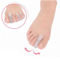 1 Pair Silicone Bone Thumb Orthotics Corrector Hallux Valgus Toe Separator Feet Care Thumb Orthotics Foot Care Tools S/L