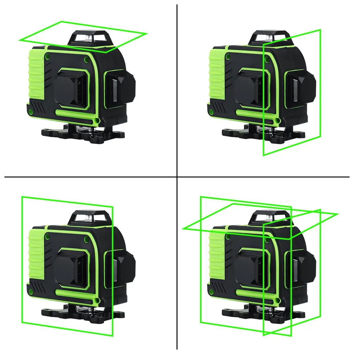 FASGet 4D Laser Level 16 Vertical Horizontal Cross Lines Self-leveling Laser Levels 360 with Extension Bar Tripod Stand