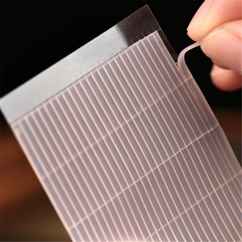 100Pcs/Pack Invisible Double Eyelid Tape Magic Eyelid Stickers Double Sided Strip Adhesive Fiber Stretch Objects For Eye Tools