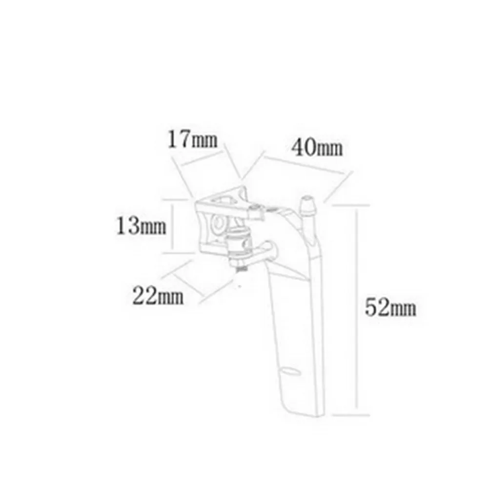 Dla łodzi elektrycznych RC wchłaniająca wodę ster aluminiowy 52MM ster sterujący