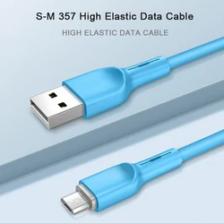 New Liquid Silicone Micro Usb Cable 6s 7P Lengthen P30 S10 Android Fast Charge For Tipo C Xiaomi  USB Consumer Electronics