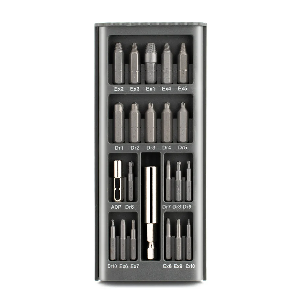 Imagem -03 - Conjunto de Broca Extractor Parafuso Danificado s2 Steel Bit Velocidade Quebrada Parafuso Ferramenta Removedor de Parafuso Prisioneiro 22 Pcs por Conjunto