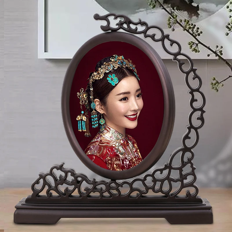 1PCS Neoclassical Photo Frame Set Chinese Wind Frame Creative Retro Wind Set Picture Frames