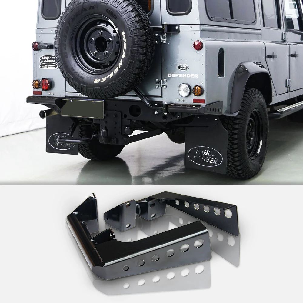 4x4 offroad sport car accessories body parts steel guard rear bumper corners bumperet fit for land rover defender