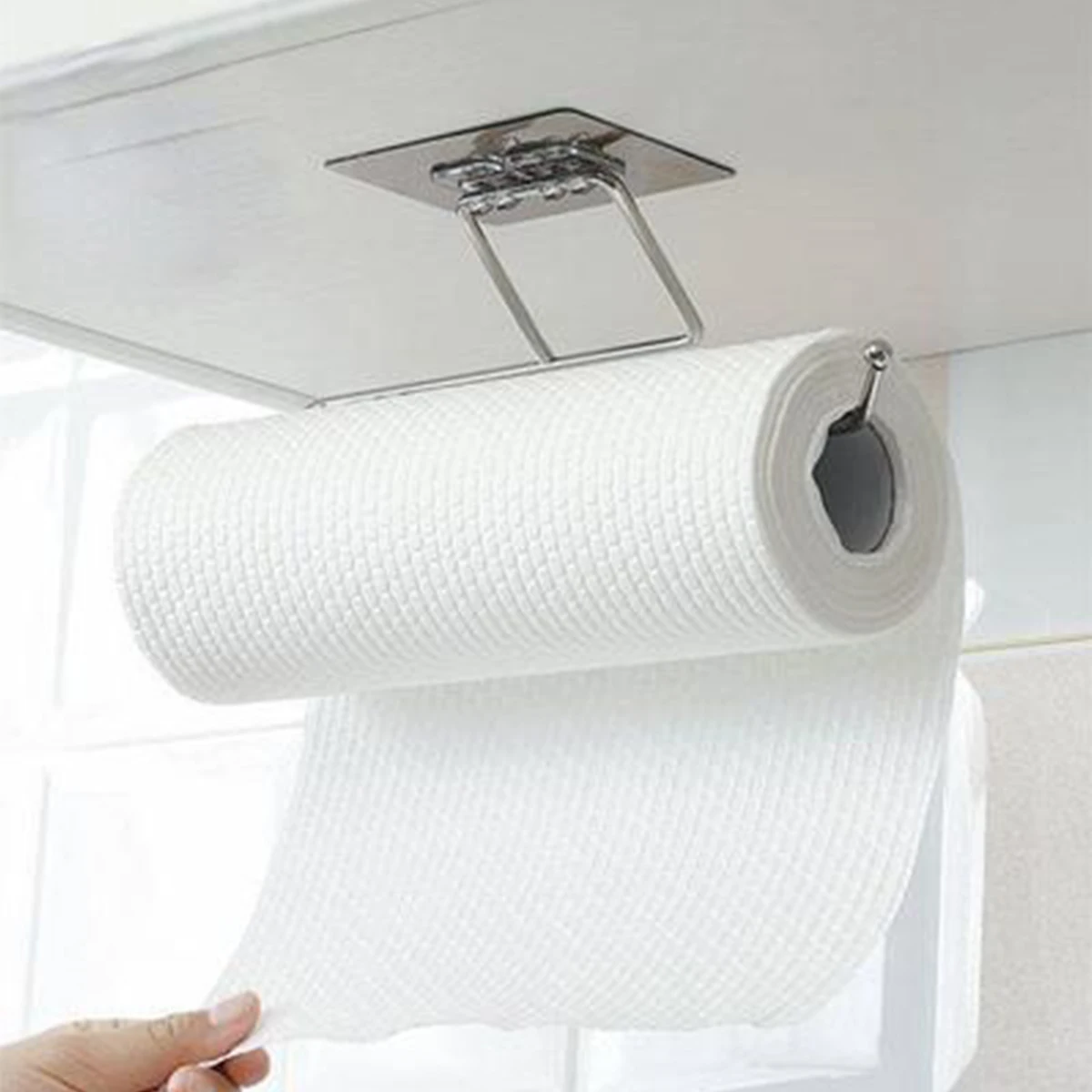Kitchen Toilet Towel Rack Stand Paper Holder Tissue Holder Hanging Bathroom Toilet Paper Holder Roll Paper Holder Storage Rack