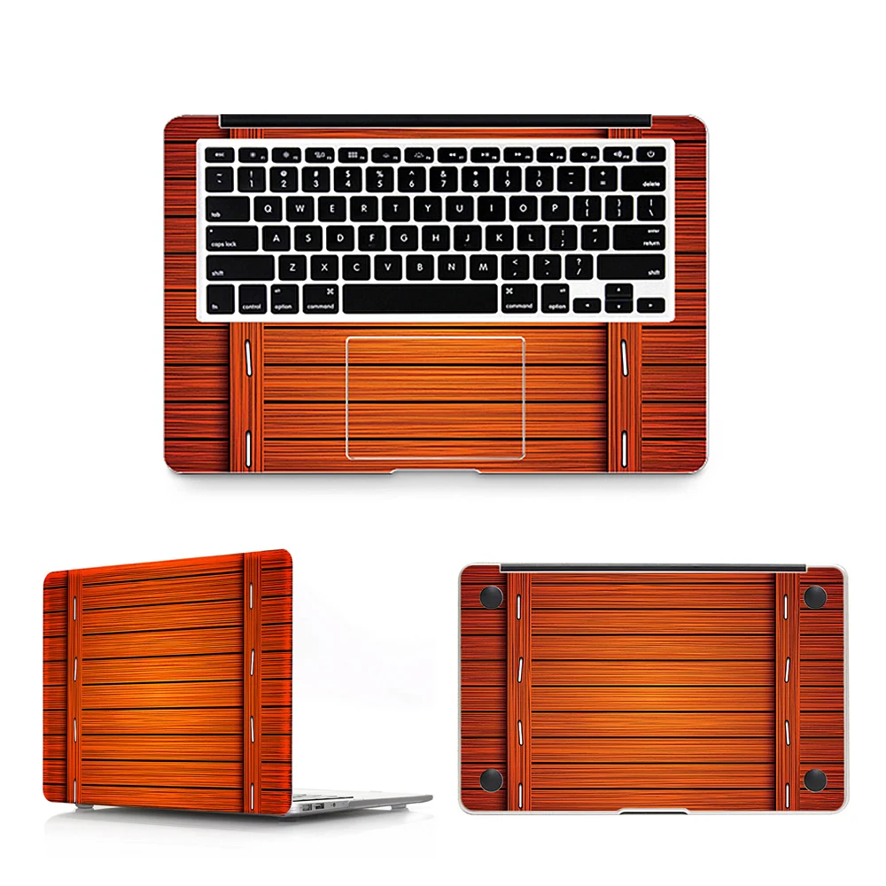 HRH Wood Design 3 in 1 Vinyl Decal Skin Sticker Guard  Body Cover For Macbook Air 11