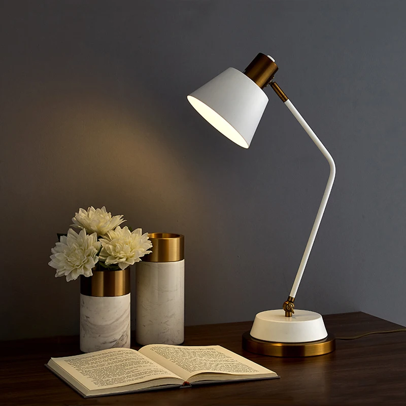 Modern LED Adjustable Desk Lamp Long Swing Arm E27 Table Lamp Bedside Study Office Eye Protection Reading Lights EU/US Plug