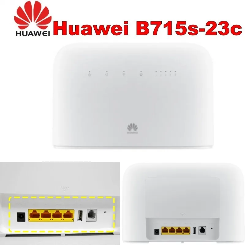 Unlocked New Huawei B715-23c 4G LTE Cat9 Band1/3/7/8/20/28/32/38 CPE 4G WiFi Router