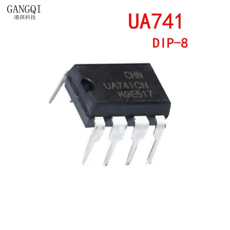 20PCS DIP IC 8Pins UA741CN UA741CP UA741 LM741 741 DIP-8 New IC