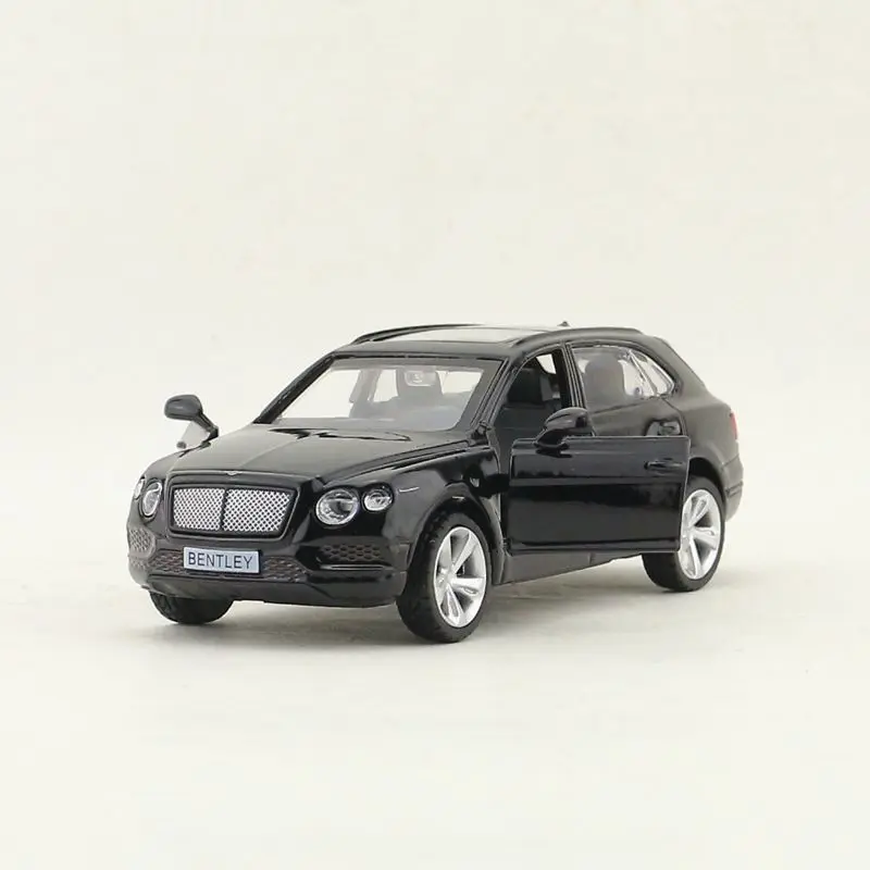 Diecast Metal Toy Model 1:45 Scale Bentley Bentayga SUV Car Pull Back Doors Openable Educational Collection Gift Kid Match Box