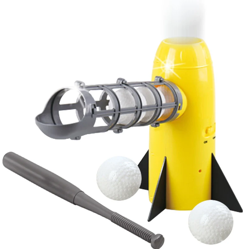 Children's Baseball Automatic Serve Machine Baseball Toy Boy Indoor Outdoor Sports Fitness Baseball Machine Plastic ABS