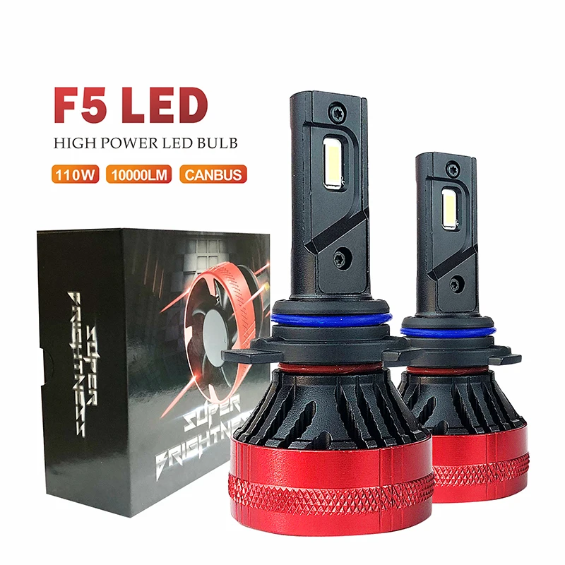 

F5 9012 Hir2 LED Headlight Bulb for Mitsubishi Pajero Rav4 ix35 for Chevrolet Volt 110W Car Auto LED head light Bulb Fog Lamps