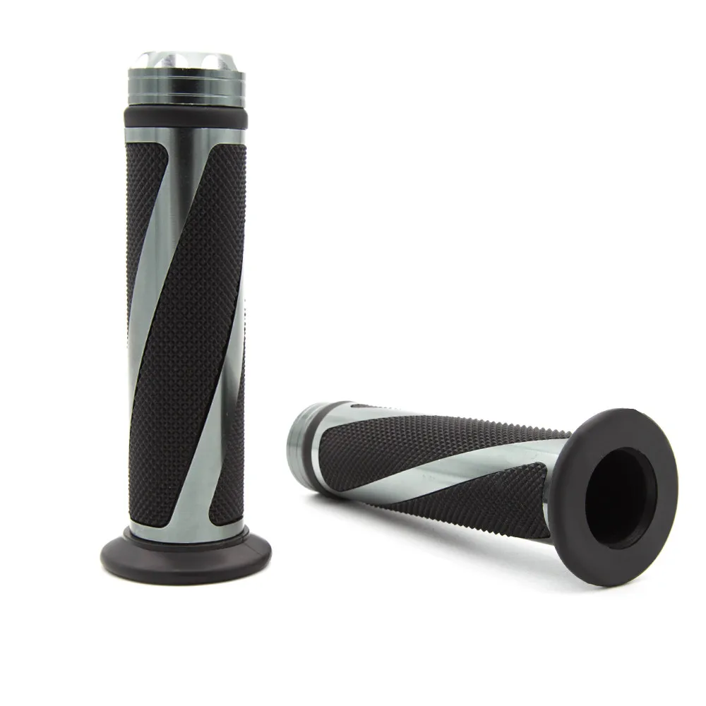 ด้ามจับรถจักรยานยนต์ Motocross 7/8 "22MM Handlebar Hand Grip สำหรับ Honda Suzuki Kawasaki Yamaha Universal Handlebar อุปกรณ์เสริม
