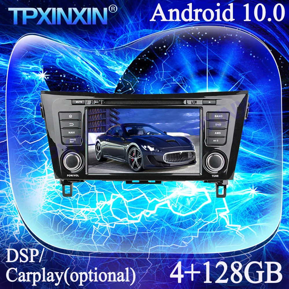 

Android 10.0 DSP PX6 IPS Carplay 4G+128G For Nissan X-Trail 2014 Multimedia Player Tape Recorder GPS Navi Auto Radio Head Unit