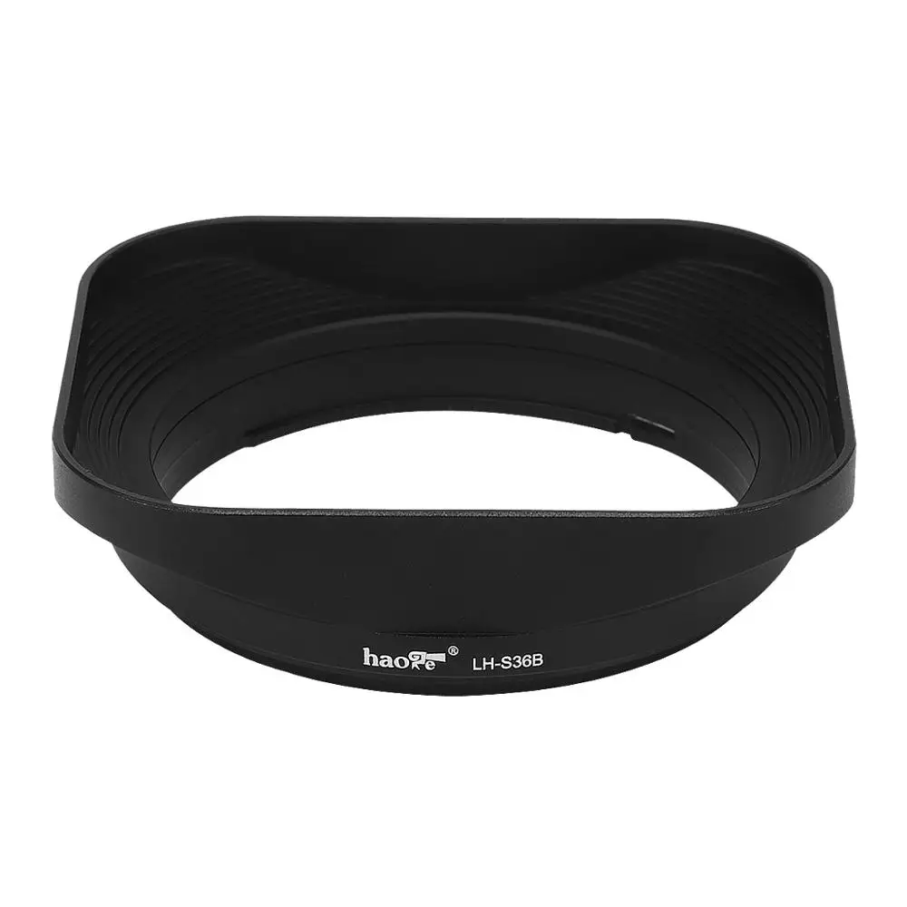 Haoge LH-S36B Bayonet Square Metal Lens Hood Shade for Sony FE 35mm F1.8 SEL35F18F Lens