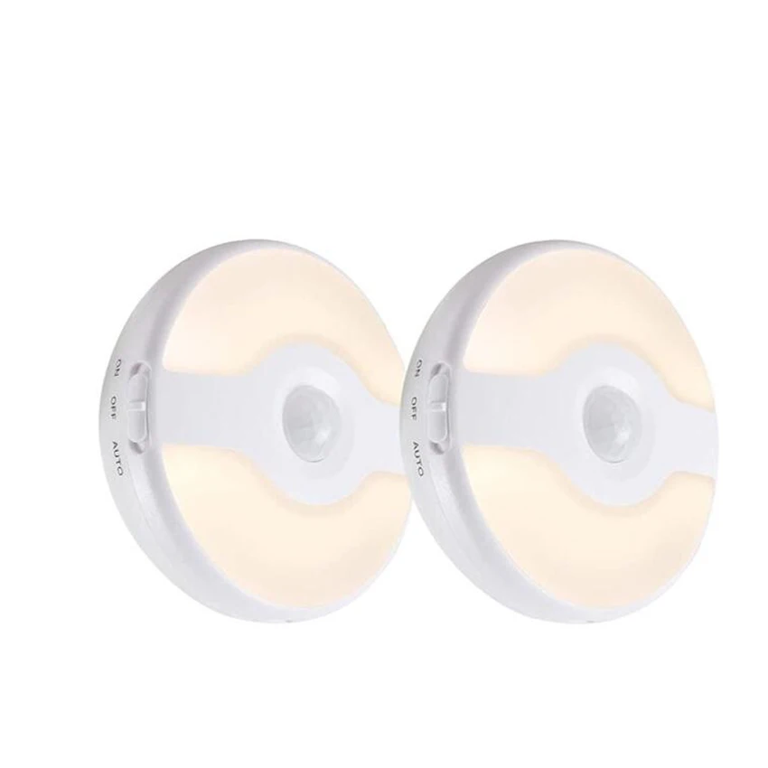 Luce del sensore di movimento per interni, luce dell'armadio a LED, luminosità regolabile, luce dell'armadio per scale, gradini, corridoi, Garage