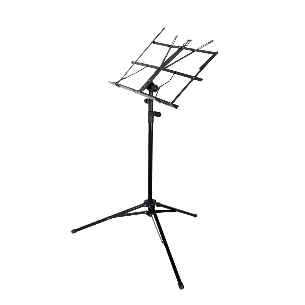 Folding Professional Heavy Duty Music Stand Sheet Music Stand w/ Clip Holder