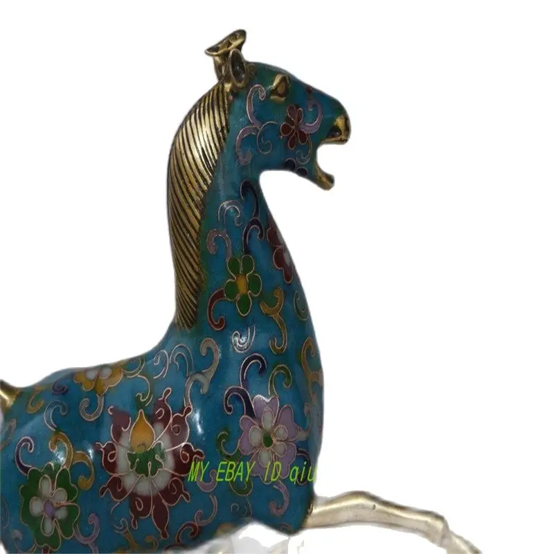 High Quality Decorative Ornaments Cloisonne Ornaments Horse Riding Chebi