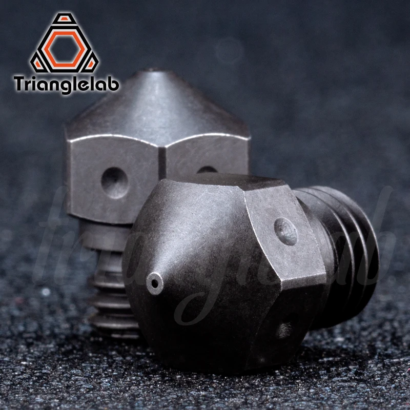 Trianglelab-boquilla de acero endurecido Swiss MK10, PTFE para Micro Swiss Hotend M7, rosca Wanhao FlashForge Qidi Tech Dremel