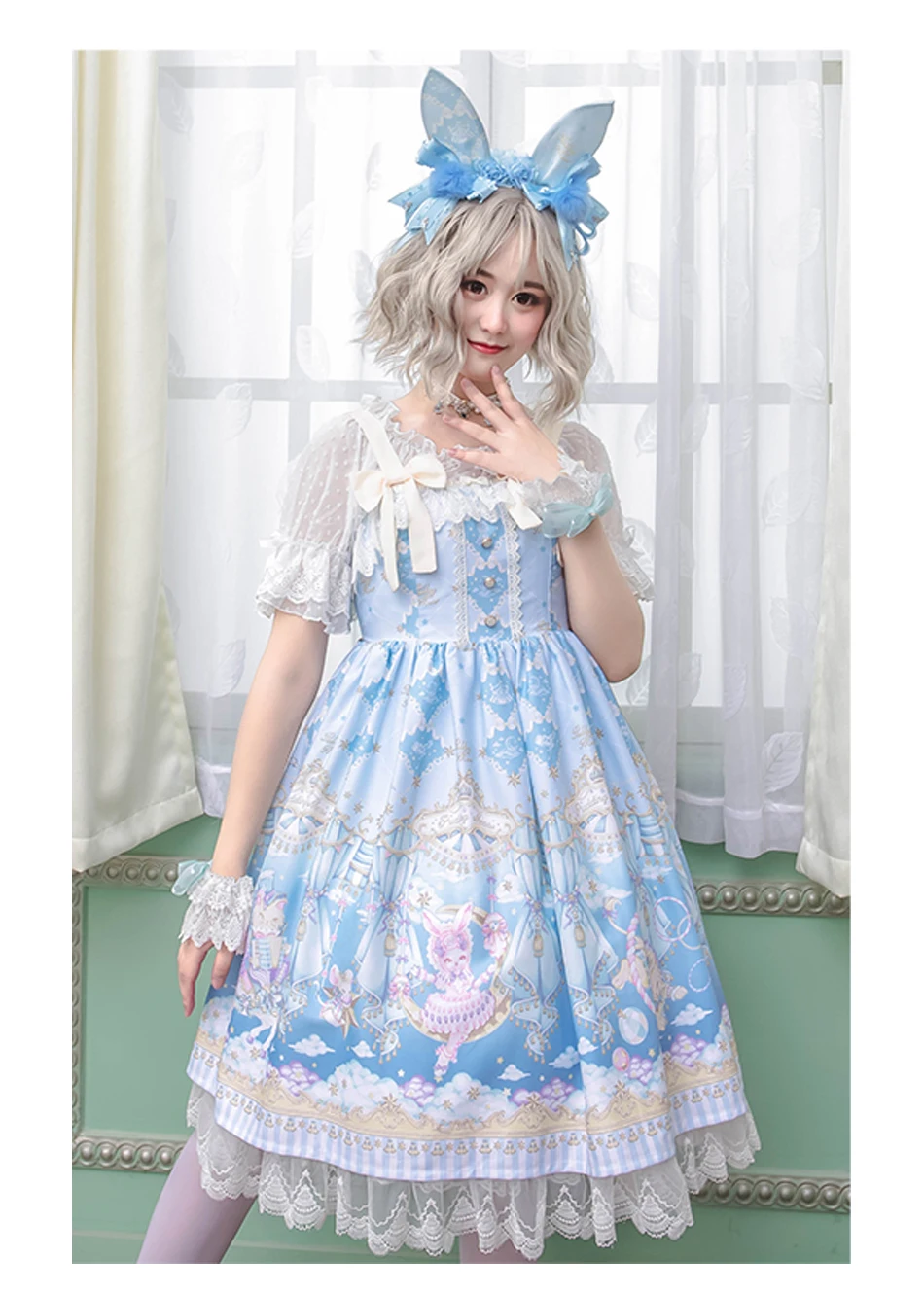 Prinzessin tee party süße lolita kleid vintage spitze bowknot hohe taille viktorianischen kleid kawaii mädchen gothic lolita cosplay loli