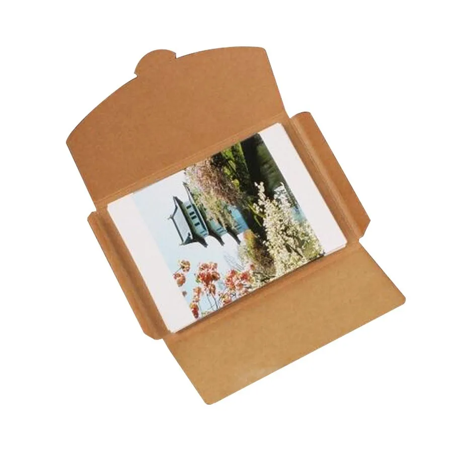 10PCS/lot Postcard box Photo packing box Greeting card invitation box diy card Stationery giftchrismas