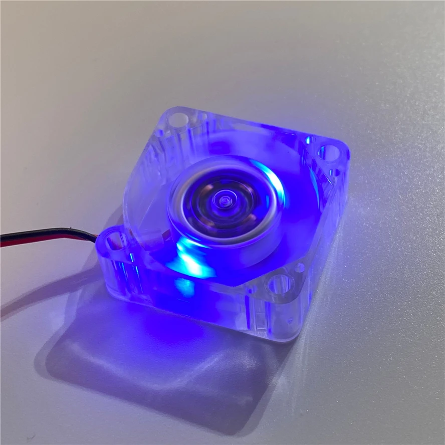 DC 5V 12V 24V  3010 30MM 30x30x10MM 3D Printer Fan Blue Led 3cm Cooling Fan With 2pin USB