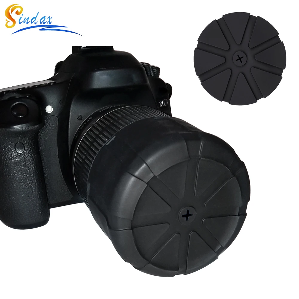 Sindax Universal Lens Cap for DSLR Camera lens Waterproof Protection Camera Lens Cover for Canon Nikon Sony Olypums Fuji Lumix