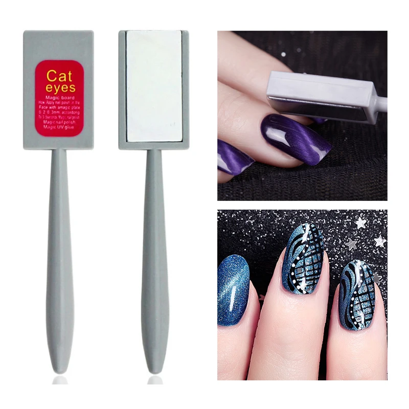 Ímã mágico para Nail Art, gel polonês, pontas de verniz, ferramenta de manicure, efeito 3D, ferramentas de salão DIY, 1pc