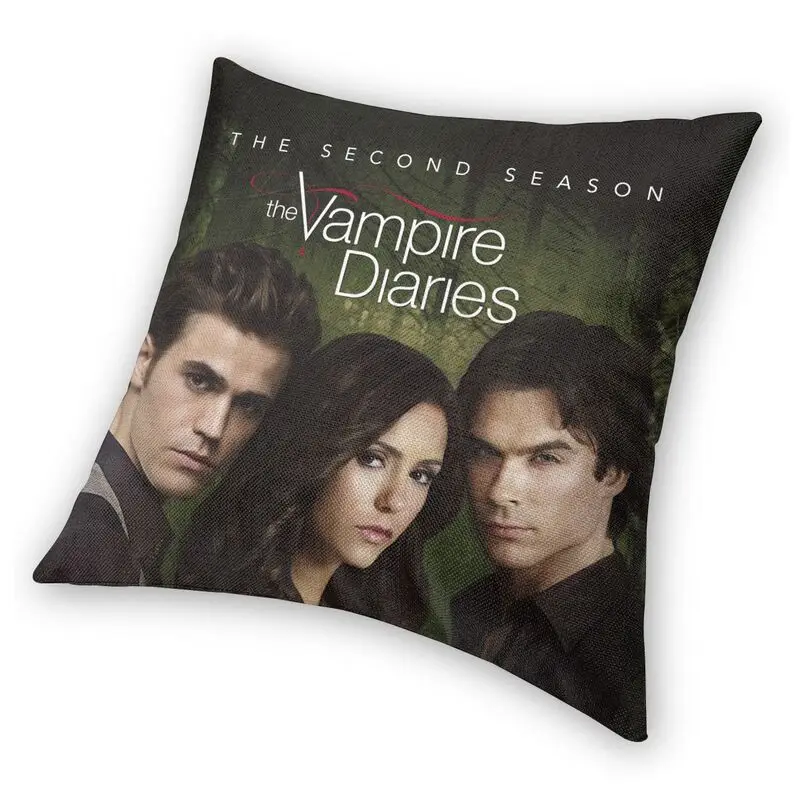 The Vampire Diaries Cushion Cover 3D Double-sided Print Horror TV Show Throw Pillow Case for Car Custom Pillowcover Home Decor