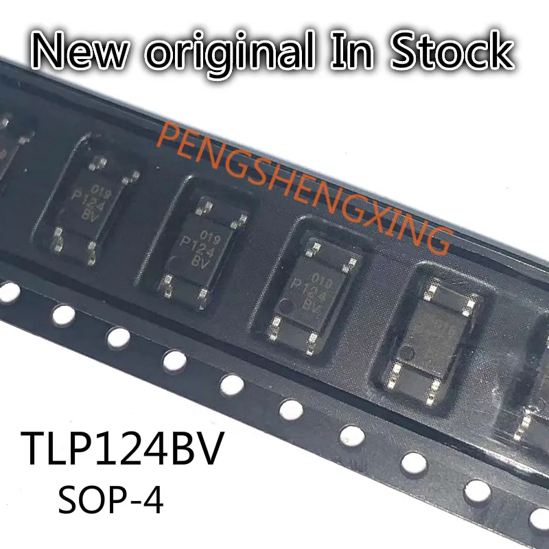 10ピース/ロットTLP124BV SOP4 P124BV TLP124光電カップリングチップ