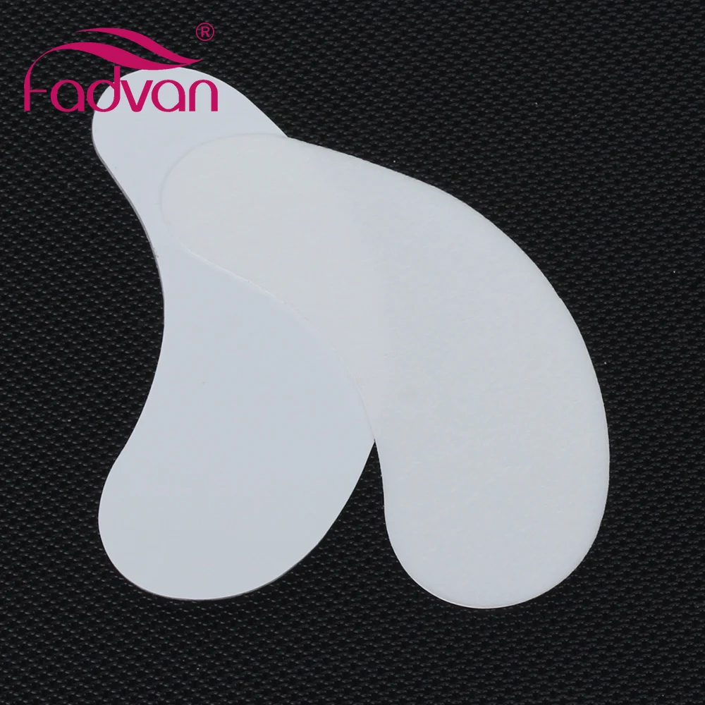 Fadvan Eyelash Patches for Extension 50 Pairs Lint Free Makeup Lashes Supplies Grafting Under Eye Pads