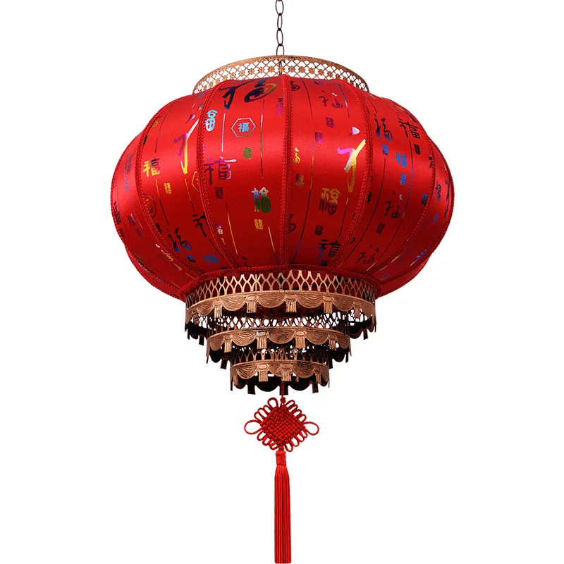 

Mid Autumn Festival Red Lantern Chinese New Year Sunscreen Outdoor Balcony Hanging Gate advertising sheepskin palace lantern