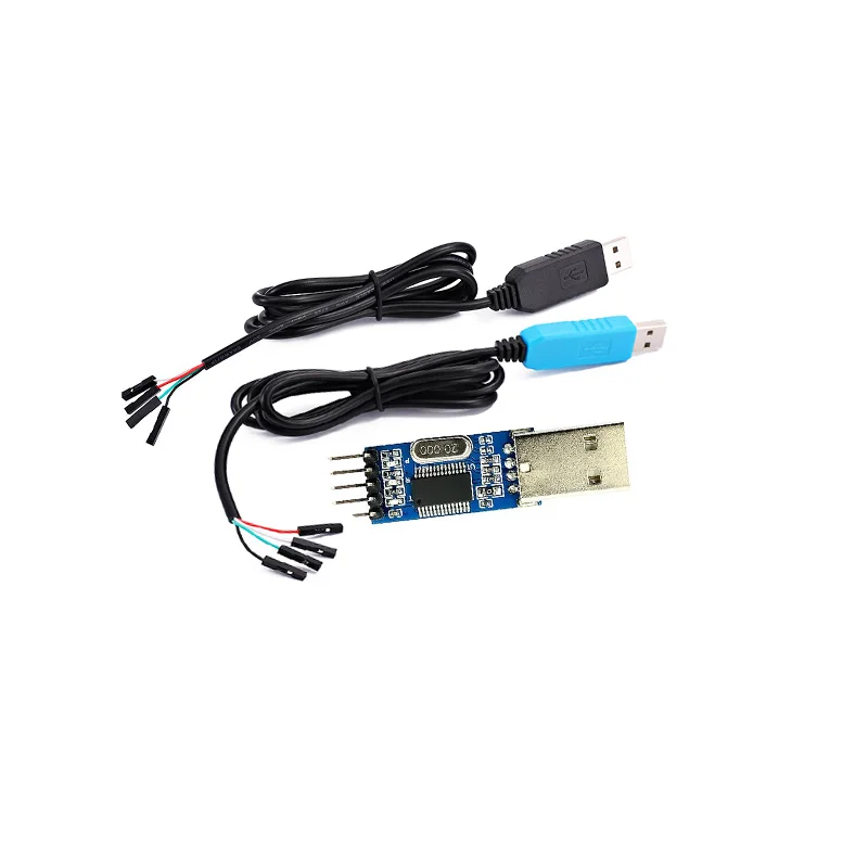 PL2303 PL2303HX PL2303TA USB To RS232 TTL Converter Adapter Module With Dust-Proof Cover PL2303HX For Arduino Download Cable