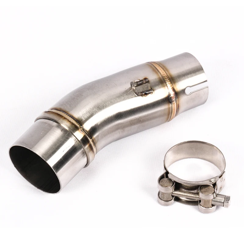 

Slip On For Kawasaki Ninja 400 Z250 2017-2023 Motorcycle Exhaust Muffler Middle Link Pipe Stainless Steel Connect Tube 51MM