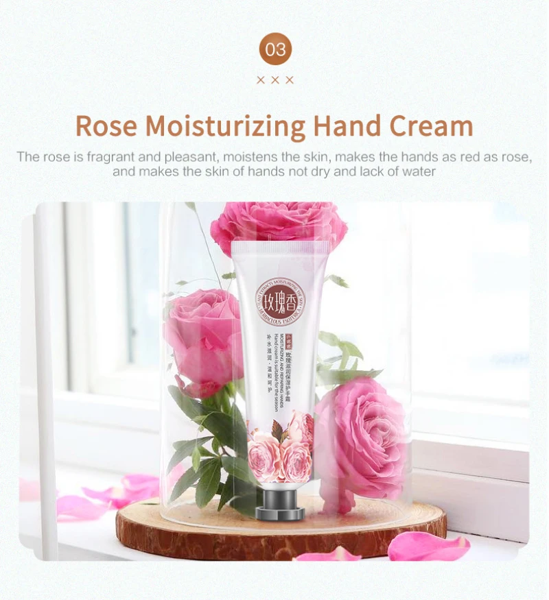 Mini Moisturizing Plant Extract Fragrance Hand Cream Hand NailsSkin Care Lotion Repair Anti-cracking High-grade Nourishing TSLM1
