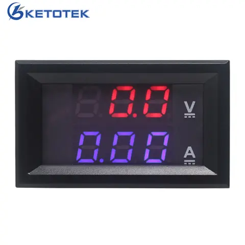Digital Volt Amp Meter 0.28 Inch 0-100V 10A KETOTEK