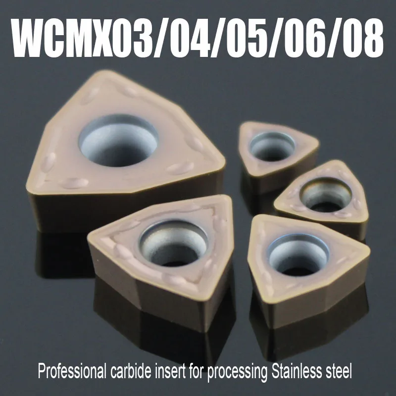 WCMX030208 WCMX040208 WCMX050308 WCMX06T308 WCMX080412 turning Boring bar tools carbide inserts Lathe turning drilling inserts