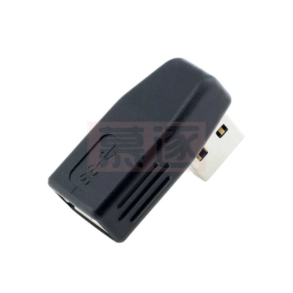 Enlaces de 90 grados Rechts Abgewinkelt USB 2,0 USB 3,0 EIN Mann Zum Weiblichen adaptador Stecker Für ordenador portátil PC Drop schiff