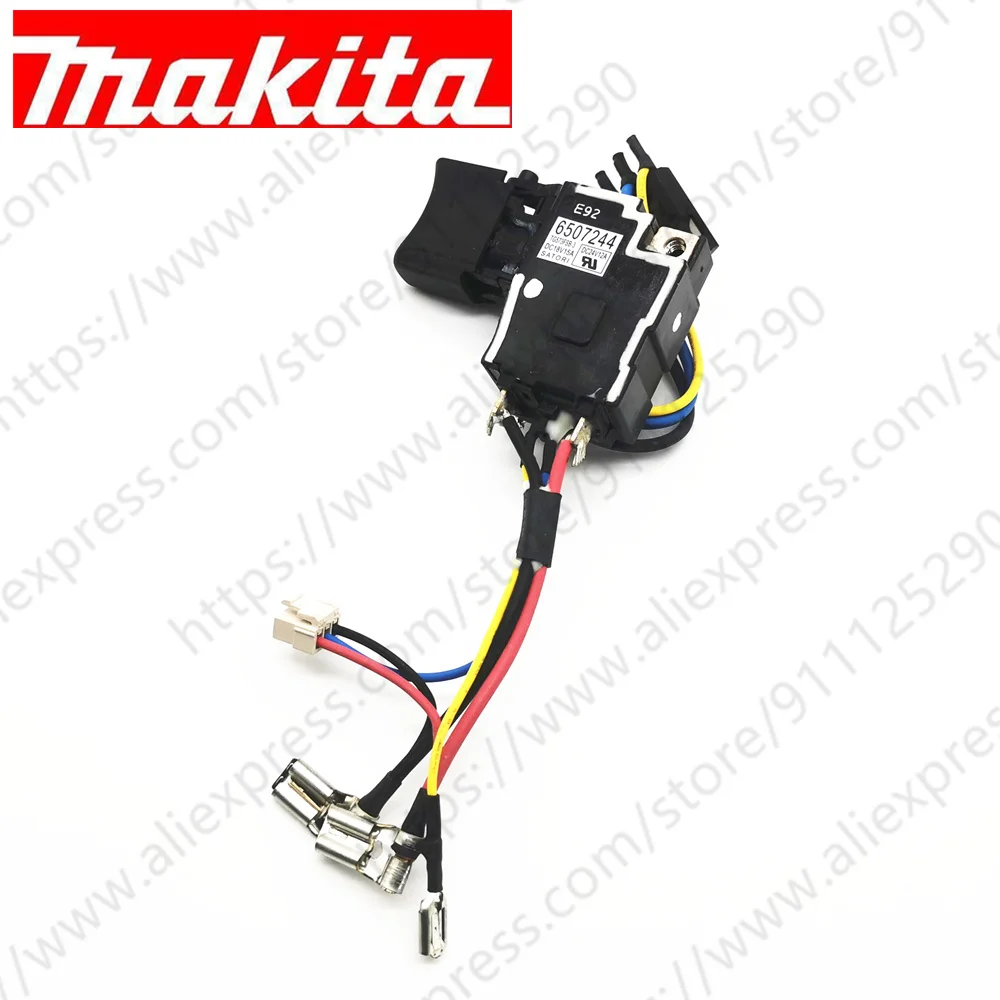 Switch for Makita BHP458 BHP448 BDF458 BDF448 DHP448 DHP458 DDF458 DDF448 DF448D 6506824 6507244