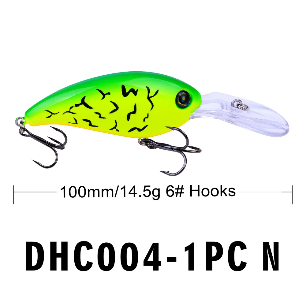 10 cm 14,5 g Crankbait Lange Lippen Angeln Köder Schwimmende Bionic Wobbler Kurbel Köder Künstliche Köder Harten Köder 3D augen Minnow Bass Köder – Detail 14
