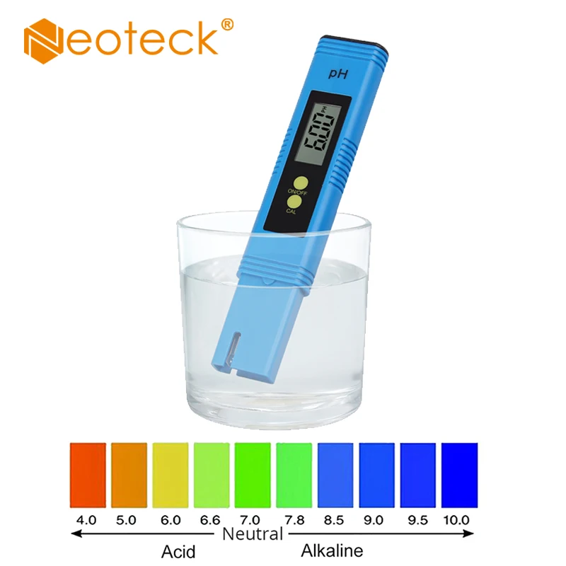 

Цифровой рН-метр Neoteck, Карманный тестер для аквариума, бассейна, воды, 0,00-14,00 PH, 0,01 PH