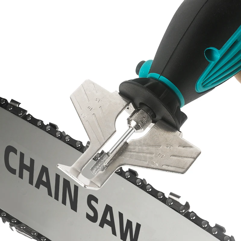 Chainsaw Sharpening Kit Mini Polishing Set Rotary Tool Chain Saw Sharpener Attachment Chains Tool Drill Rotary Accessories Set