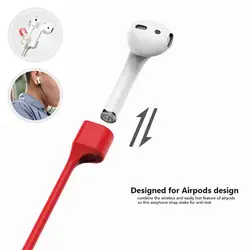 Magnetic Anti-Lost Wireless Earphone Hanging Rope Cable Lanyard For Air Pods 1 2 Silicone Lanyard Earphone Anti-Lost Cord