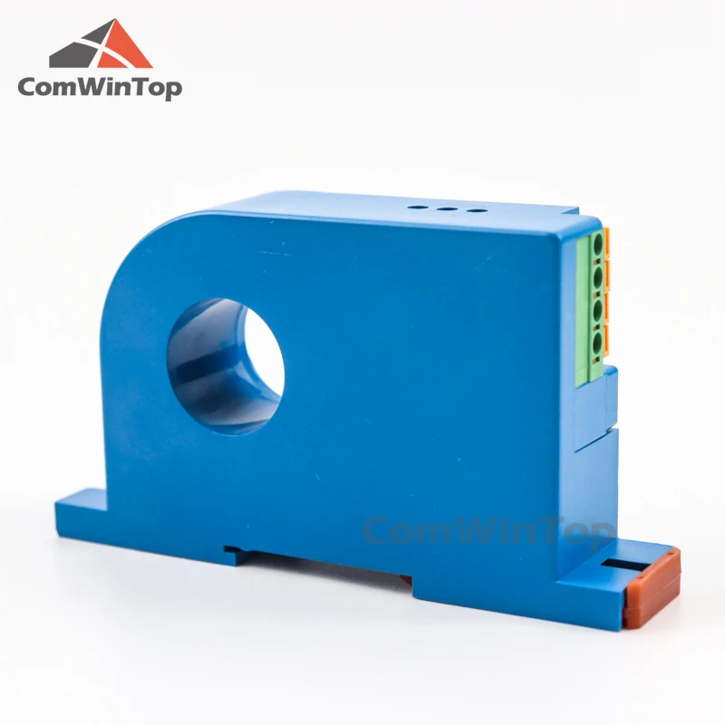 التيار المتناوب 0-400A المدخلات 4-20mA/RS485 الناتج Din نوع الارسال الحالي حلقة مغلقة محول إشارة أمبير مثقب #4