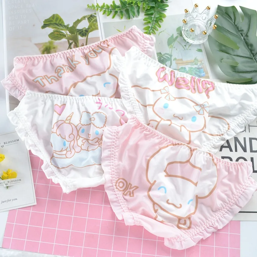 2020 New Kawaii Women\'s Pantie Cute Lolita Briefs Triangle Underpants Knickers Underwear Sexy Long Ear Gog Panties For Girls