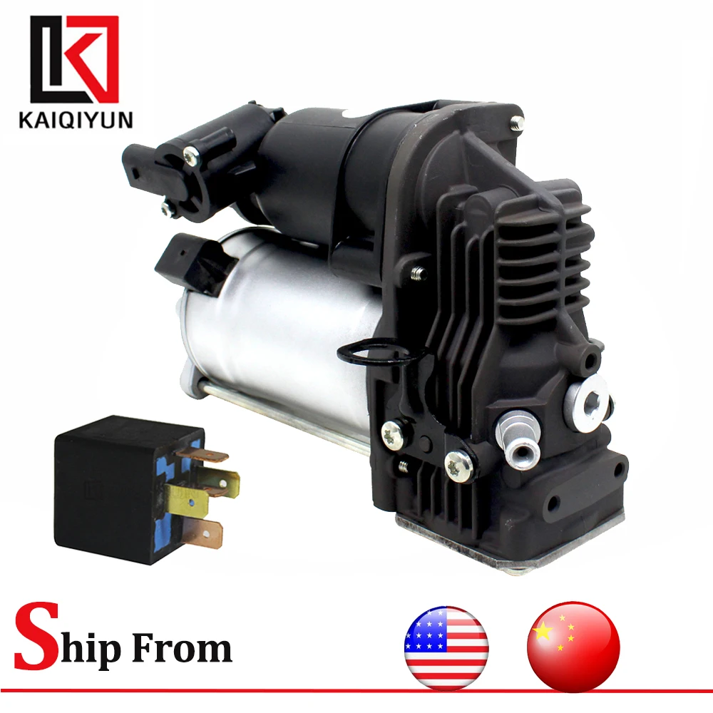 Air Suspension Compressor With Valve For Mercedes Benz ML-Class W164 2005-2011, GL-Class X164 2007-2012, 1643201204, 1643200304