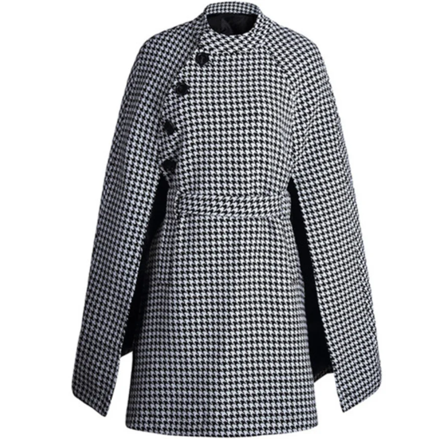 

Girl Kids Plaid Coat Winter Cloak Overcoats Baby Girls Thick Warm Coats Jackets Children coat