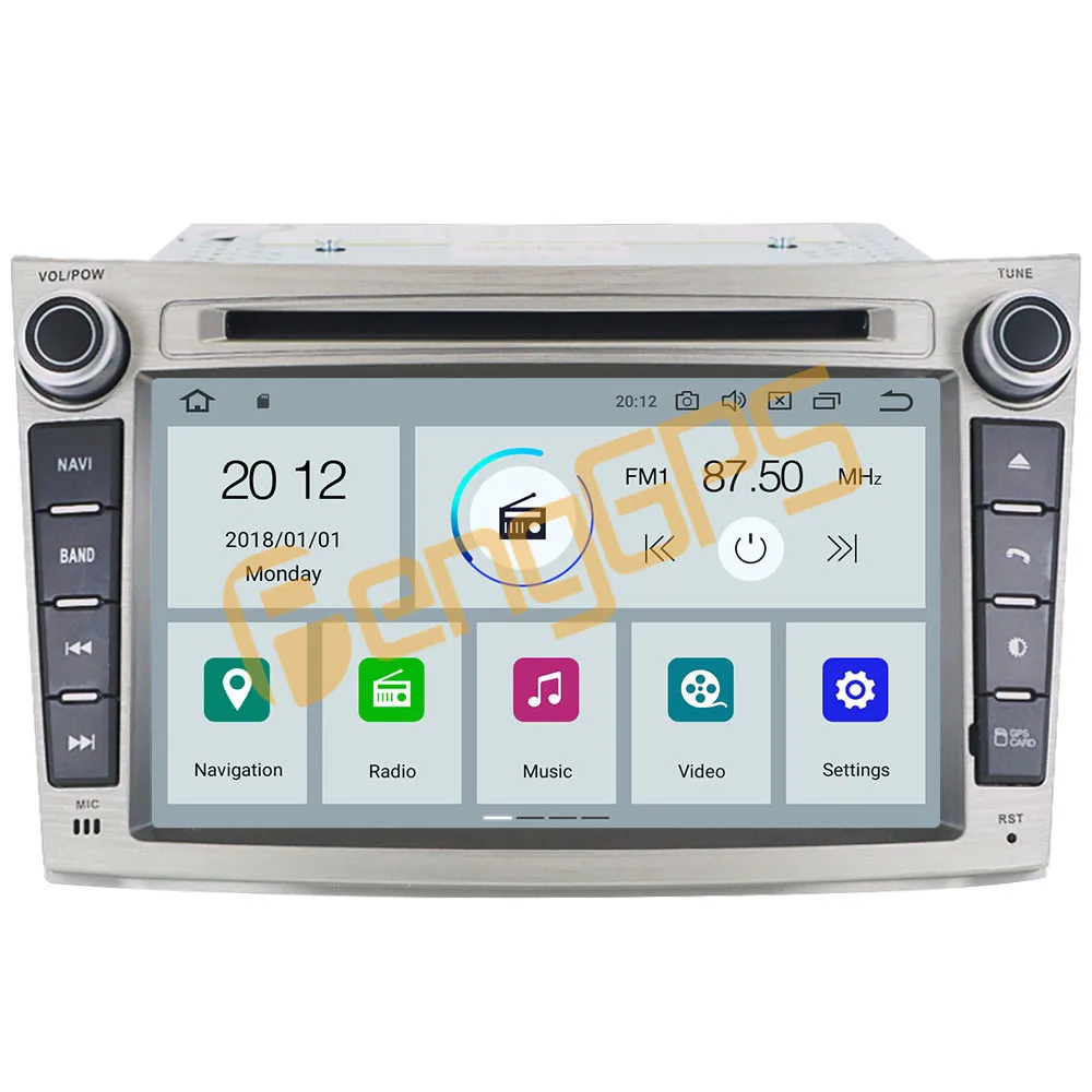 For Subaru Legacy Outback 2009 - 2014 ​Android Car Radio Stereo DVD Multimedia Player 2 Din Autoradio GPS Navi PX6 Unit Screen